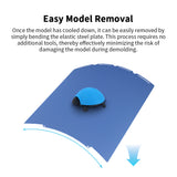 270*270mm Double Sided Flex Sheet Low Temp Cold Printing Build Plate for Snapmaker U1 3D Printer Black or Blue Optional