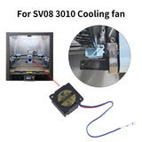For SV08 3010 4010 5020 Double Ball Cooling Fan Fast Cooling and Silent Fan for SV08 3D Printer
