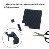 Upgraded Nozzle Wiper Assembly For Bambu Lab P2S 3D Printer With Cuttable Silicone Pad Hotend Residue Cleaning Replacement