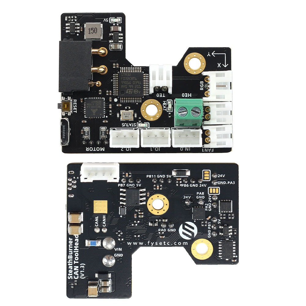 FYSETC SB CAN Tool Board Based on STM32F072 Support Klipper with TMC2209  AXL345 Acceleration Sensor for 3D Printer Parts