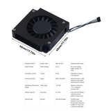 4510 DC 5V PWM Controlled Hotend Blower Fan for Bambu H2D 3D Printer Dual Ball Bearing 4.2CFM 8500RPM Replacement