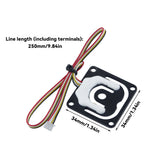 High Precision Strain Gauge  for Creality K1 SE 3D Printer With 250mm 4Pin Lead Wire Extruder Force Sensing Replacement