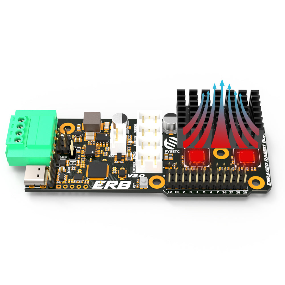 FYSETC ERB Board V2 Enraged Rabbit BURROW board Feeder board 3d Printe