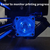 FYSETC Cooling Fan LED RGB Light 4010 24V Hydraulic Bearing for Voron 2.4/Trident/V0 Hotend 3D Printer Accessories