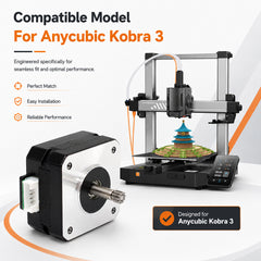 Extruder Stepper Motor for Anycubic Kobra 3 Replacement 42 Stepper Motor Direct Drive Extruder Motor 3D Printer Part