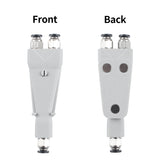 Y Shape Dual Inlet Single Outlet PTFE Filament Splitter Connector for  3D Printer Quick Switch Filament Path Adapter
