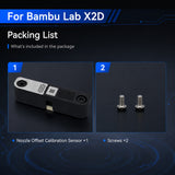 Nozzle Offset Calibration Sensor for Bambu Lab X2D 3D Printer