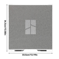 Vision Encoder Calibration Grid Build Plate Sheet 335×345mm For Bambu Lab H2S H2C H2D Motion Precision Calibration Replacement