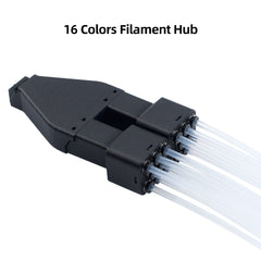 16 Colors Filament Hub for Anycubic Kobra 3 Kobra 3 Max S1 S1C 3D Printer 16 Way Filament Convergence Manifold with Screws