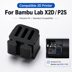 Nozzle Wiping Pad for Bambu Lab X2D P2S 3D Printer Silicone Cleaning Pad Quick 1 Second Tool Free Installation Replacement Part