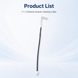 Hotend Ceramic Heater for Anycubic Kobra X 3D Printer 160mm 2 Pin Heating Element Replacement Precise Fit Easy Installation