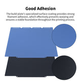 270*270mm Double Sided Flex Sheet Low Temp Cold Printing Build Plate for Snapmaker U1 3D Printer Black or Blue Optional
