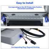 For Bambu A1 X-axis Auxiliary Fan Upgrade High Quality Rapid Cooling Fan with Led Lighting 3D Printer Parts for Bambu A1