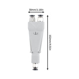 Y Shape Dual Inlet Single Outlet PTFE Filament Splitter Connector for  3D Printer Quick Switch Filament Path Adapter
