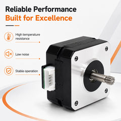 Extruder Stepper Motor for Anycubic Kobra 3 Replacement 42 Stepper Motor Direct Drive Extruder Motor 3D Printer Part