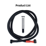1200mm Total Length Dual Pre-crimped Plug Print Head Cable for Creality K2 Pro 3D Printer Thick Flexible Rubber Sheath