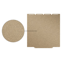 270*270mm Double Sided Gold Textured PEI Spring Steel Build Plate for Snapmaker U1 3D Printer  Hot Bed Replacement