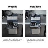 Upgraded Nozzle Wiper Assembly For Bambu Lab P2S 3D Printer With Cuttable Silicone Pad Hotend Residue Cleaning Replacement