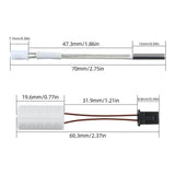 High Temperature Ceramic Heating Tube for Creality K2 Plus 3D Printer 350℃ NTC Thermistor Complete Kit