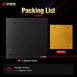 FYSETC Magnetic Sticker for Creality K1 MAX 317x312mm 1.5mm Thick Soft Magnetic Base Heat Resistant Strong Magnetic Hold 3D Printer Part
