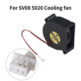 For SV08 3010 4010 5020 Double Ball Cooling Fan Fast Cooling and Silent Fan for SV08 3D Printer