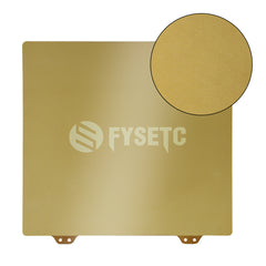 FYSETC Double Sided Texured PEI And Smooth PEI Build Plate Textured PEI Sheet Powder Coated Spring Steel Sheet Build Plate 355mm For Voron 2.4 /Trident /Sovol SV08 3D Printer