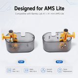 Left Right Filament Funnel Unit for Bambu Lab AMS Lite A1 A1 Mini 3D Printer Slot 1 2 3 4 Internal Feeder Sensor Component