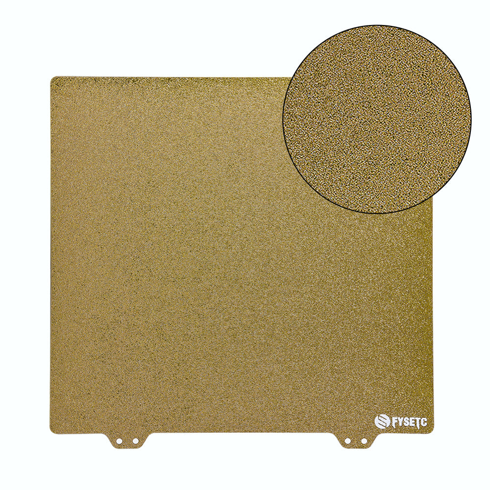 ENERGETIC Textured PEI Sheet And Smooth PEO/PET Build Plate 335x365mm Double Sided Spring Steel