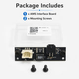 Replacement AMS Connector Board for Bambu Lab AMS Interface Board 24V Power Distribution Communication Module 3D Printer Part