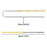 LED Light Strip Available in Front 52cm / Left 20cm Cable Version for Bambu P2S 3D Printer Inner Chamber Lighting