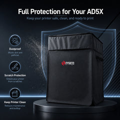 Dust Cover for Flashforge AD5X 3D Printer Waterproof Fireproof Dustproof Scratch Protection Full Coverage Keep Printer Clean