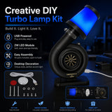DIY Turbo Lamp Kit for 3D Printing Projects Creative Desk LED Light USB Powered 5V 2W with Switch for Maker Desktop Decoration