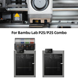 Upgraded Nozzle Wiper Assembly For Bambu Lab P2S 3D Printer With Cuttable Silicone Pad Hotend Residue Cleaning Replacement