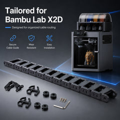 Drag Chain Kit for Bambu Lab X2D 3D Printer