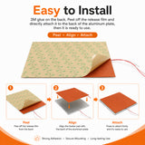 250x250mm Silicone Heater Pad for 3D Printer Heated Bed 220V 450W Fast Heating Heatbed Upgrade with 3M Adhesive Backing