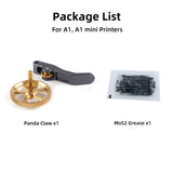 All Metal Hardened Steel Extruder Gear Kit for Bambu Lab A1 A1 Mini
