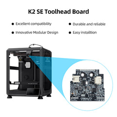 V21 Version Spec Toolhead Control Board for Creality K2 SE 3D Printer  with 2pcs Mounting Screws Exclusive