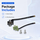 Hall Effect Filament Sensor for Flashforge AD5X 3D Printer Non-Contact Filament Runout Detection Board with Screws