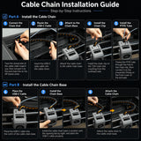 Drag Chain Kit for Bambu Lab X2D 3D Printer