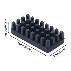 4PCS Silicone Nozzle Brush with Parking Pad Set for Snapmaker U1 3D Printer