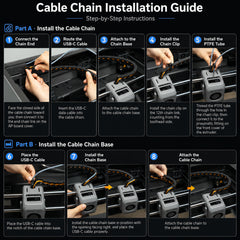 Drag Chain Kit for Bambu Lab X2D 3D Printer