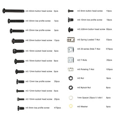 Further Laser Y400/Y1200 CNC Machine 3d Parts Screws Nuts Washers Kit For 3d printer Accessories