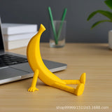 3D打印玩具仿真摆件关节可动香蕉小人伙伴书架办公区装饰
