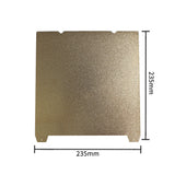 For Creality K1 Double Side Texture Build Plate PEI Coating Steel Sheet 235x235mm Double Sided Smooth /Textured PEI Spring Steel Sheet For K1 Ender-3 S1 Pro