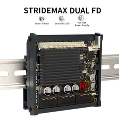 StrideMax Dual FD Motherboard Dual Tmc5160 and Car Fuse 60V Max Boards Support Klipper & RRF for Voron VZ 3D Printers