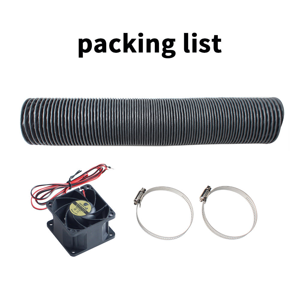 FYSETC 3D Printer Exhaust Fan Hose Encrypted Foil Ventilation Pipe Scalable Smoke Tube with 6038 FAN Exhaust System Kit For Voron 2.4 R2 TRIDENT