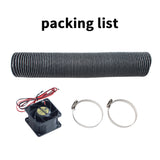 FYSETC 3D Printer Exhaust Fan Hose Encrypted Foil Ventilation Pipe Scalable Smoke Tube with 6038 FAN Exhaust System Kit For Voron 2.4 R2 TRIDENT