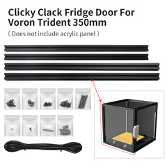 Clicky-Clack Fridge Door For Voron 2.4/Trident 350mm
