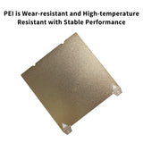 For Creality K1 Double Side Texture Build Plate PEI Coating Steel Sheet 235x235mm Double Sided Smooth /Textured PEI Spring Steel Sheet For K1 Ender-3 S1 Pro