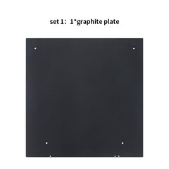 For Creality K1 MAX Upgraded Graphite 8mm Build Plate Fast Heating Ultra-flat 3d Printer Replacement Parts for K1 MAX
